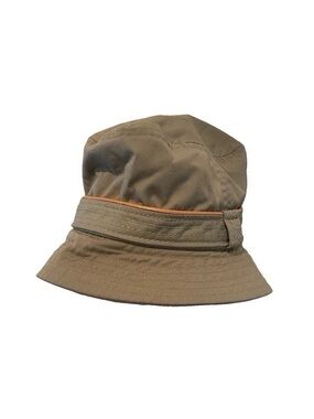 Vintage Mighty-Mac Khaki Bucket Hat with Trim Size M Made in USA